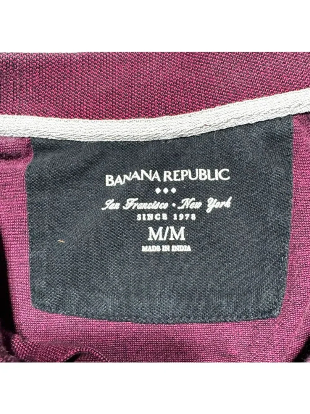 Banana Republic Red Polo Size Medium